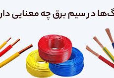 استاندارد رنگ سیم ‌های برق در ایران